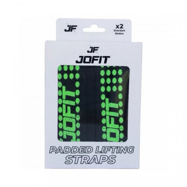 JOFİT PADDED LİFTİNG STRAP SİYAH - NEON YEŞİL